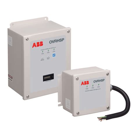Product manual OVRHSP/OVRHSR Surge protective devices  .